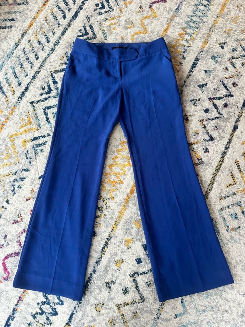 The Limited Women's Wide-Leg Dress Pants in Royal Blue